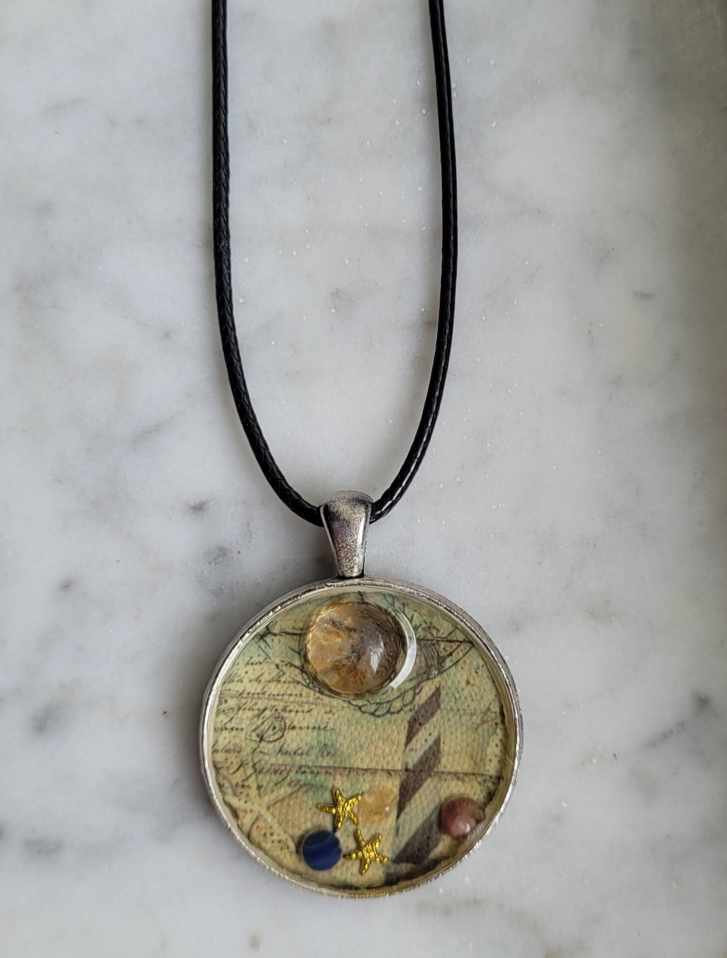 Lighthouse Handcrafted Amulet by Doe Zantamata