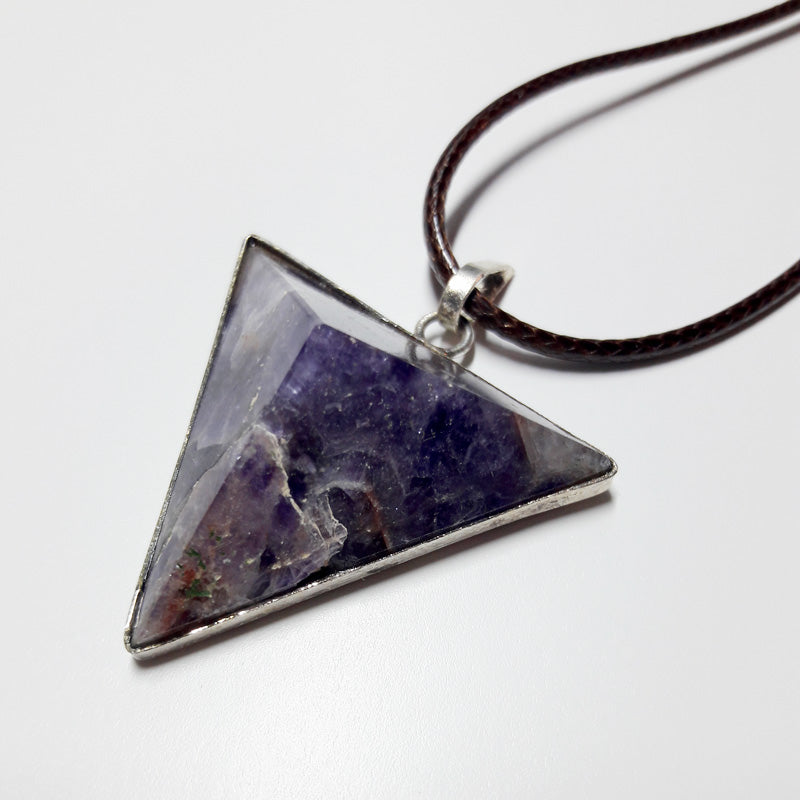 Amethyst Pyramid Pendant