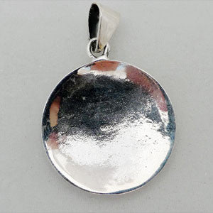 Sterling Silver Aztec Mayan Calendar One sided