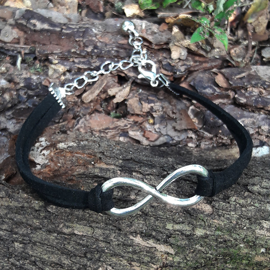 Infinity Bracelet - Silver Tone with Clasp