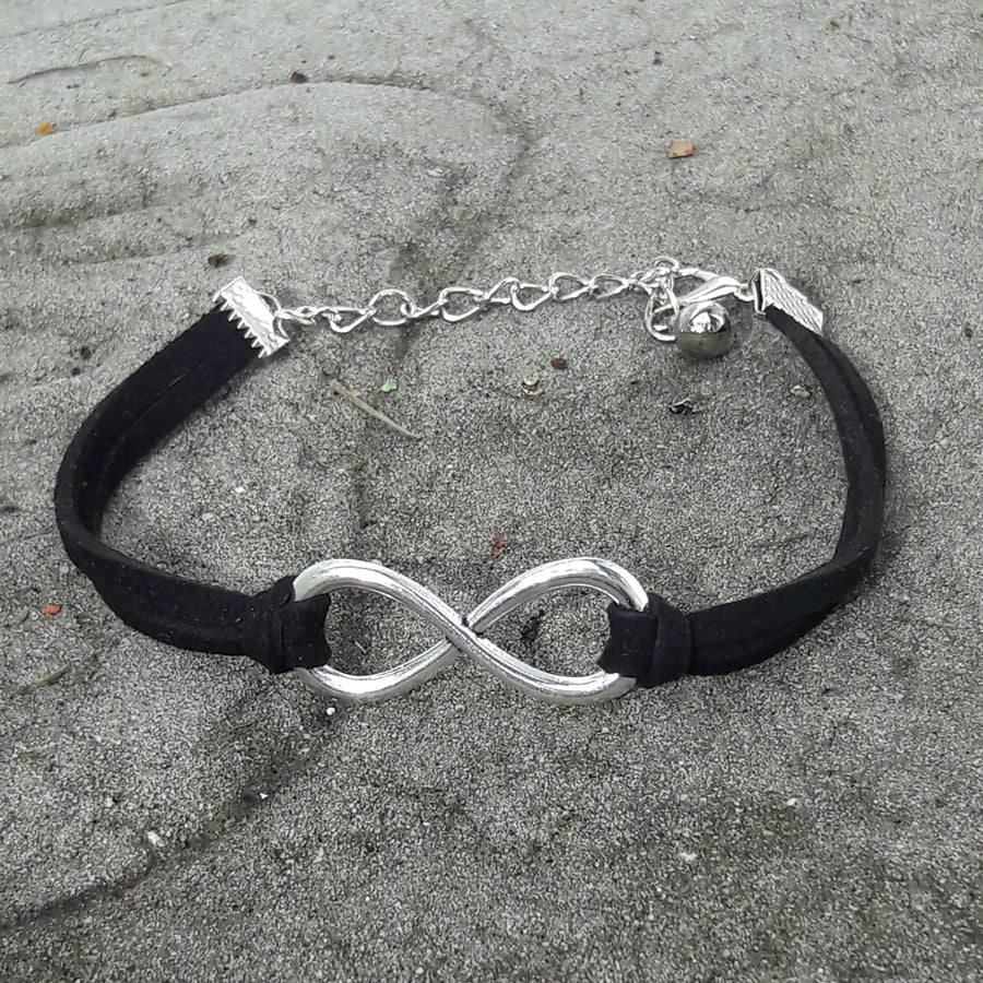 Infinity Bracelet - Silver Tone with Clasp