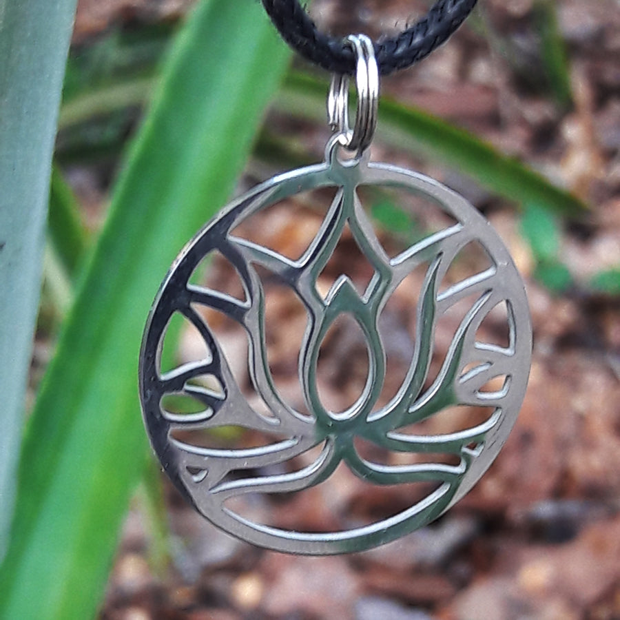 Lotus Pendant - Stainless Steel