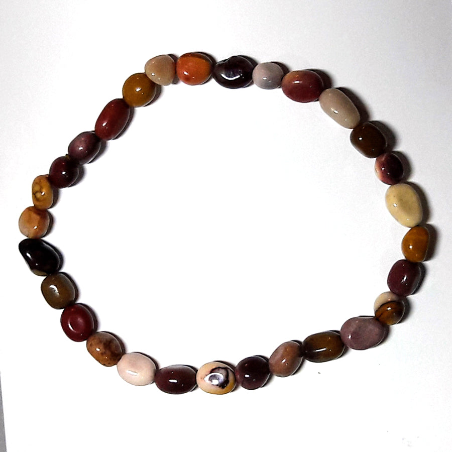 Mookaite Natural Stones Nurturing Peace Bracelet
