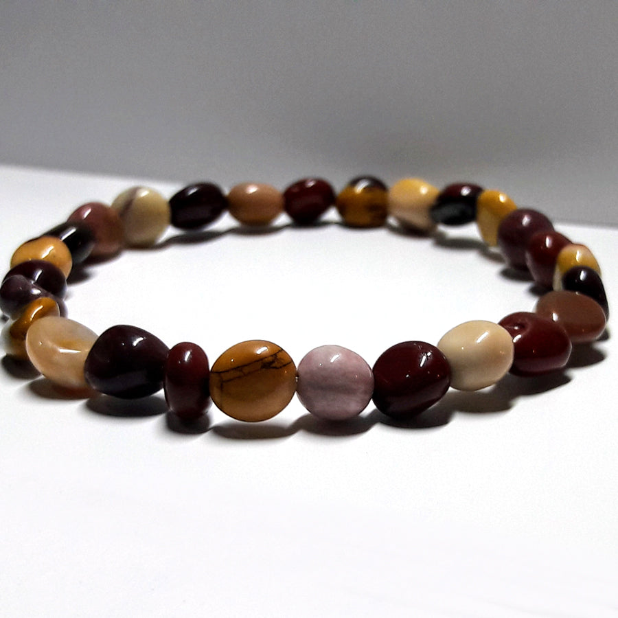 Mookaite Natural Stones Nurturing Peace Bracelet