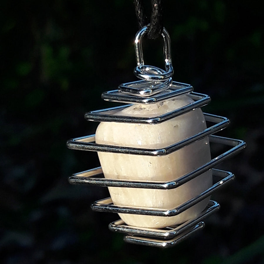 Indian Moonstone Conductor Pendant