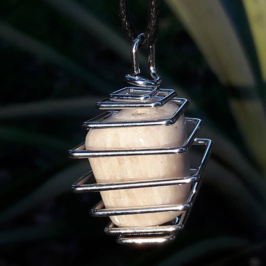 Indian Moonstone Conductor Pendant