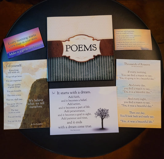 "New Start" Poems Book Gift Set - By Doe Zantamata