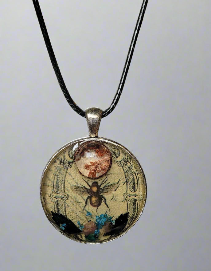 Queen Bee Handcrafted Amulet by Doe Zantamata