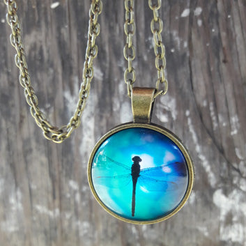 Dragonfly Pendant and Necklace