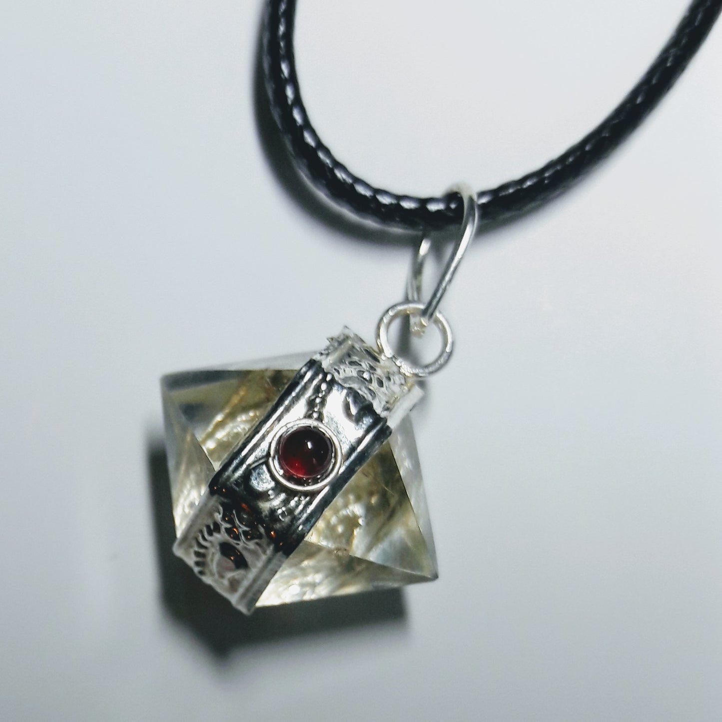 Icosahedron Sacred Geometry Manifestation Pendant