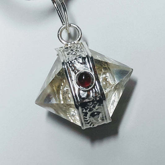 Icosahedron Sacred Geometry Manifestation Pendant