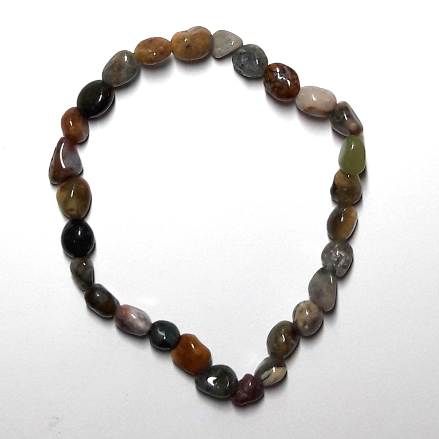 Ocean Jasper Natural Stones Deep Tranquility Bracelet