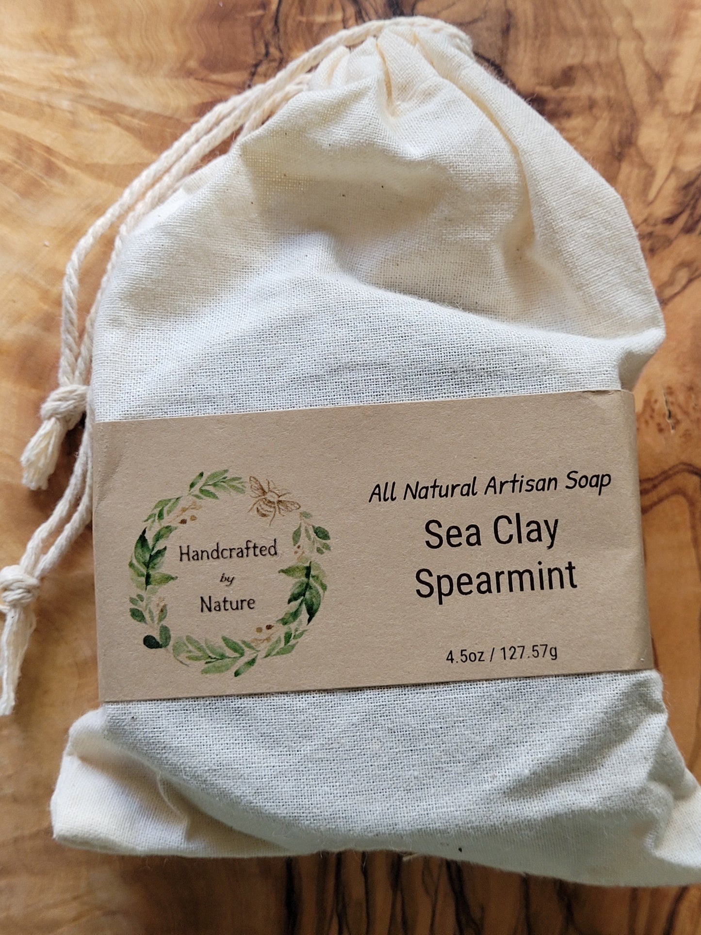 Sea Clay Spearmint Natural Palm Oil-Free Bar Soap