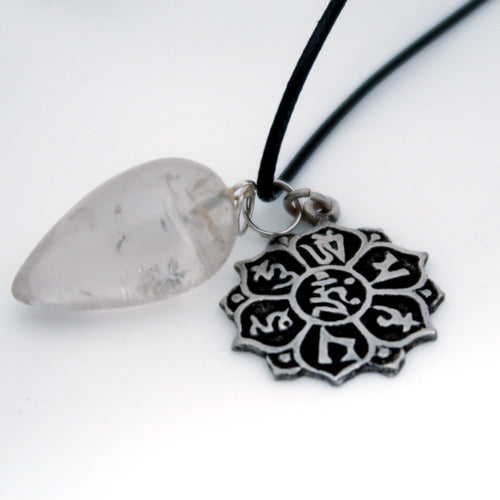 thumbnail image 2 of Crown Chakra Necklace – Violet Gray Design 2 of 11