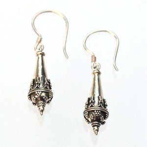 Sterling Silver Ancient Cone Earrings