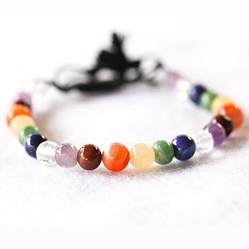 Chakra Enhancing Adjustable Bracelets 7 Natural Gemstones