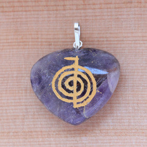 Reiki Pendants - Choku Rei - Natural Gemstones