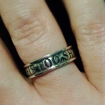 Solid Sterling Silver  This Too Shall Pass Ring