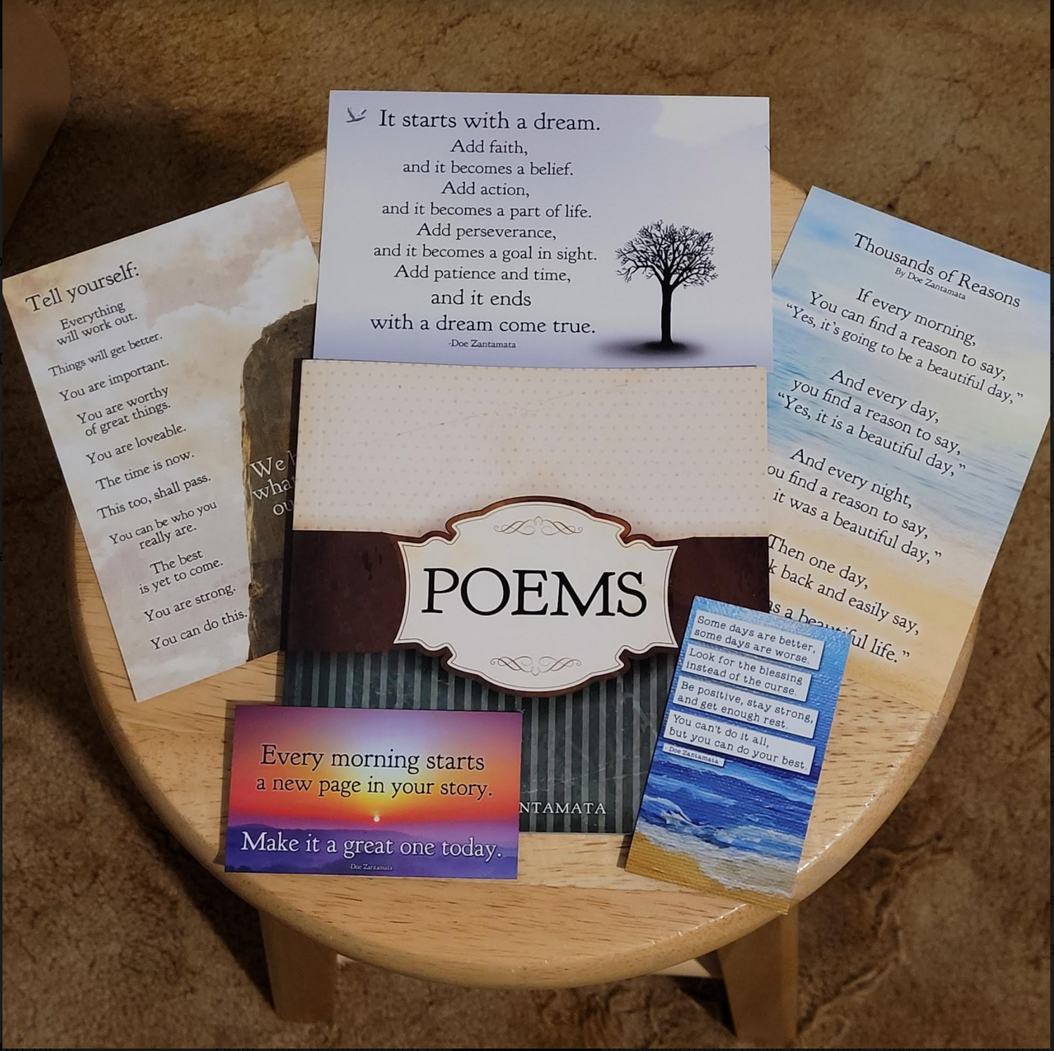 Great Day Poems Book Gift Set - By Doe Zantamata