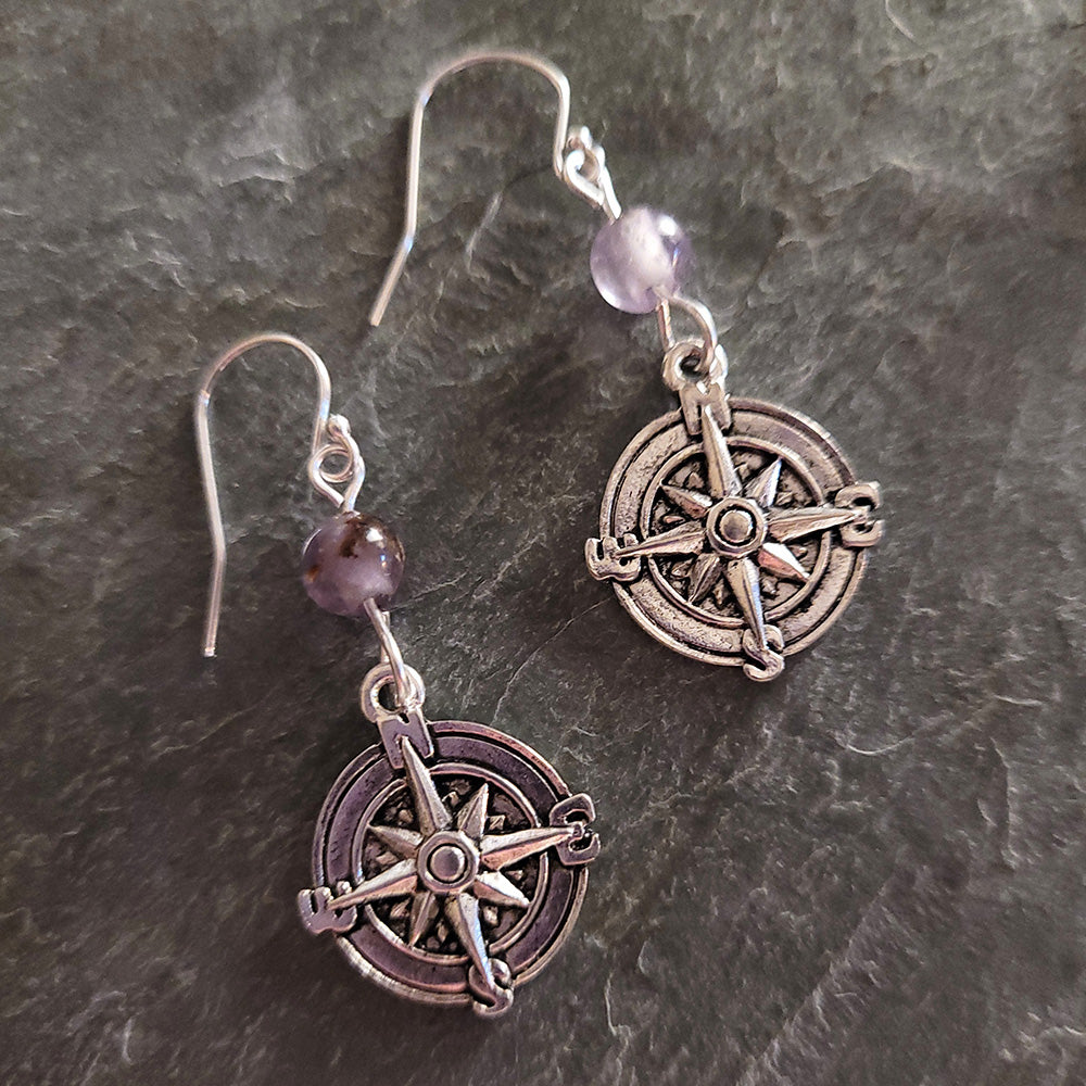 Compass Super 7 Stone Earrings