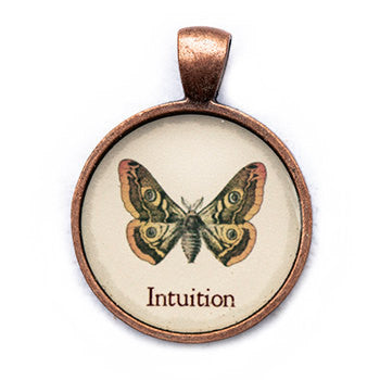 Intuition Pendant and Necklace - Copper Tone - Happiness in Your Life
