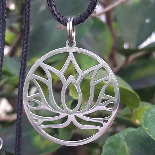 Lotus Pendant - Stainless Steel