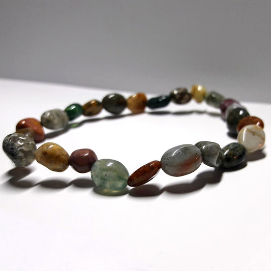 Ocean Jasper Natural Stones Deep Tranquility Bracelet