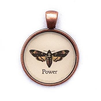Power Pendant and Necklace - Copper Tone - Happiness in Your Life