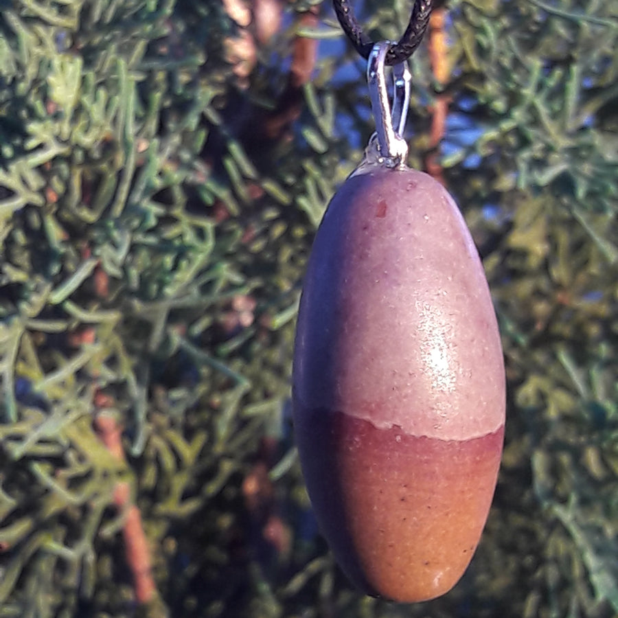 Grounding Natural Shiva Lingam Pendant and Necklace