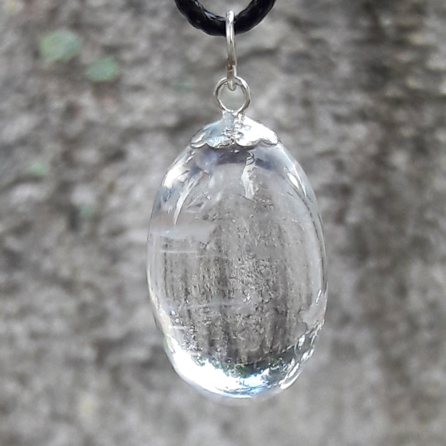 Crystal Shiva Lingam Pendant